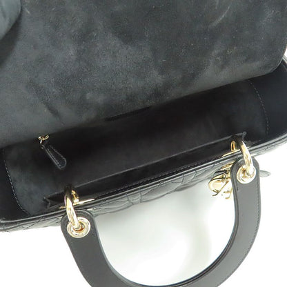 Christian Dior Lady Dior Medium Canaage 2WAY Hand Shoulder - M0565onge