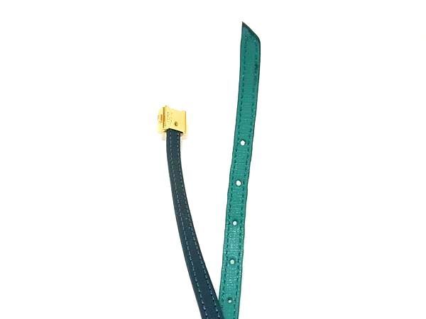 Fendi Leather Necklace Choker Accessory Women's Green Au7755