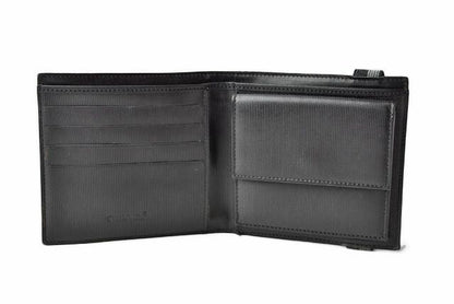 Chanel Preowned Wallet Men's Chanel Foldable Wallet Old Travel Line Black