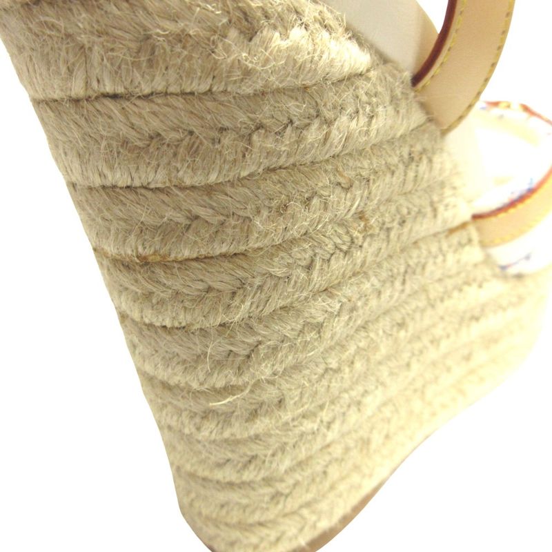 Unused 24ss Louis Vuitton Helios Line Wedge Sandals Espadrilles Monogram 1acsfr