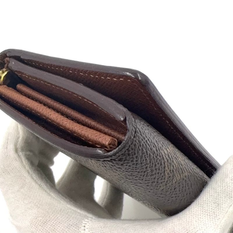 Louis Vuitton Portmonnais Vieux Trésor Monogram Leather × PVC Brown Bifold