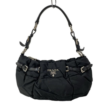 Prada Shoulder Bag - Br3815 Black Leather