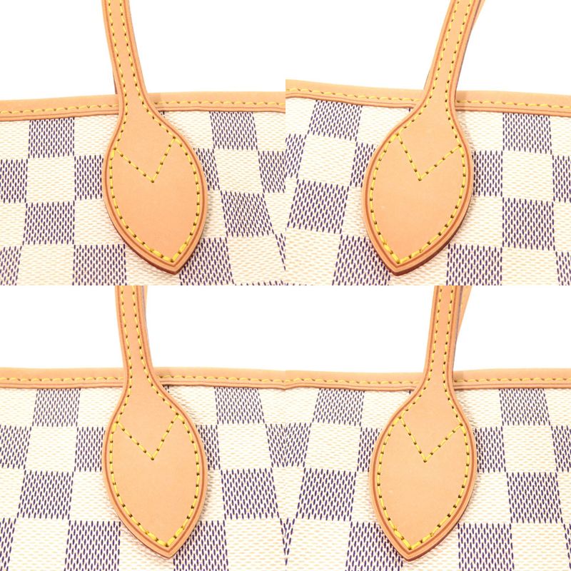 Louis Vuitton Neverfull MM Damier Azure N51107 Tote Bag LV 0562 Louis Vuitton