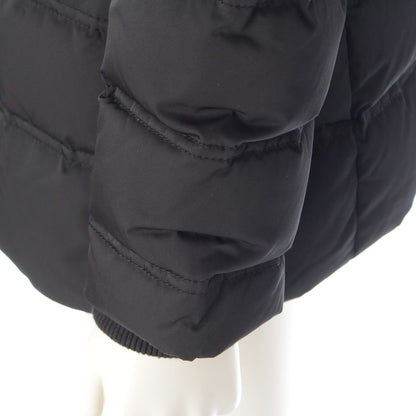 Gucci Beaver Fur Ggleather Patch Belted Down Coat Outerwear 319495 Black 36