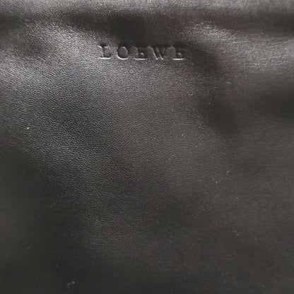 Loewe Lamb Fur Nappa Leather Black Zip Pouch 0080 Loewe