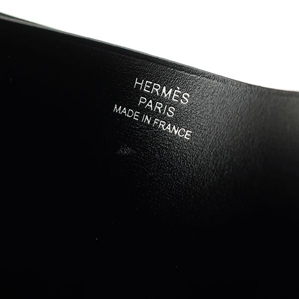 Hermes Card Case H Serie Box Calf Black U Mark [box