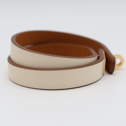 Hermes Mini Kelly Dubretour Kelly Bracelet T2 U Engraved White Gold Color