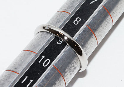 Cartier Ring Pt950 Diamond 1P (001ct) Classic Wedding Ring 1895 Wedding Ring