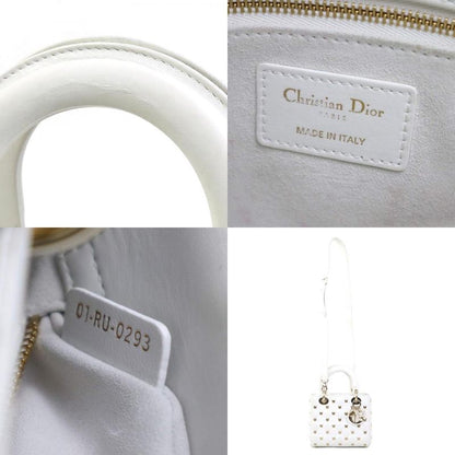 Christian DIOR Shoulder Bag Handbag Lady Dior