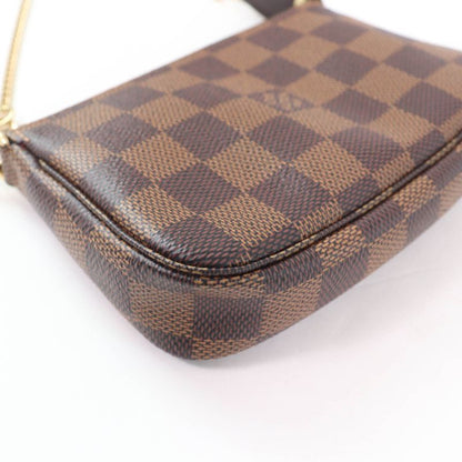 Louis Vuitton N58009 Mini Pochette - Accessoire Damier Ebène Brown Made In