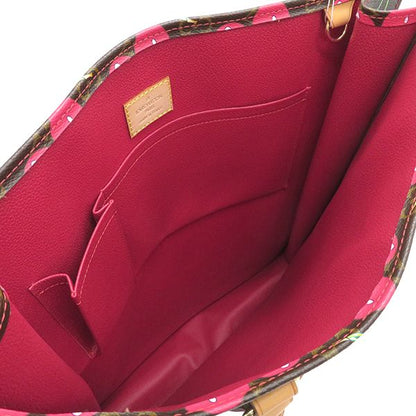 Louis Vuitton Tote Bag Sac Plastic Monogram Canvas Monogram Gold Hardware