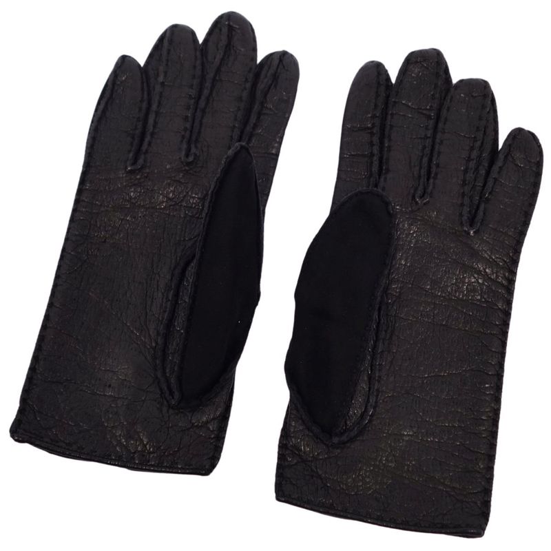 Hermes Gloves Suede Leather Serie Lady