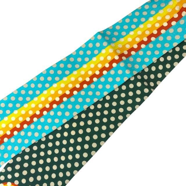 Gucci 741890 Scarf Bandana Interlocking G Accessories Small Pattern Dotted Silk