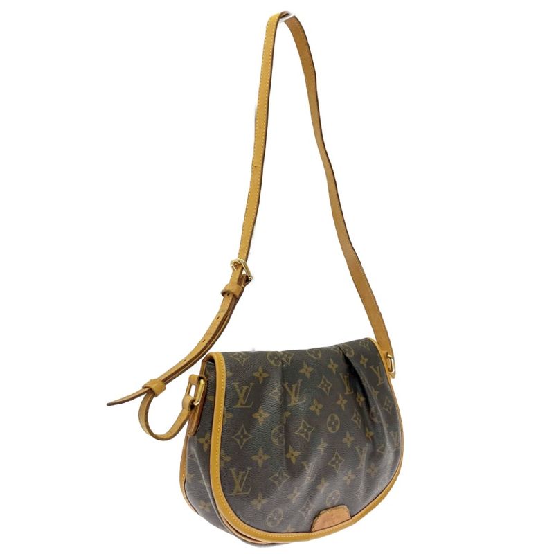 Louis Vuitton M40474 Monogram PVC Menilmontane PM Shoulder Bag Brown 367900