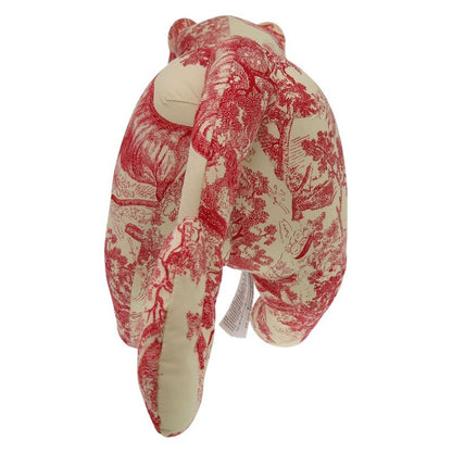 Dior Baby Dior Toile De Jouy Animal Plush Toy Polyester Red 1708 Dior