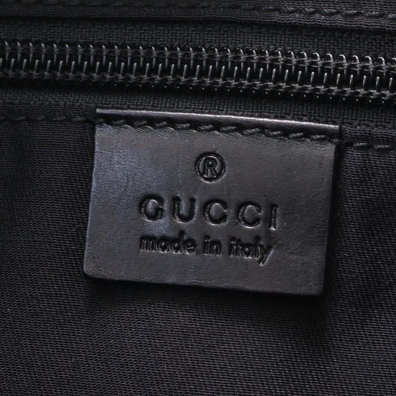 Gucci GG Canvas Perforated Leather Shoulder Bag Crossbody Messenger Business