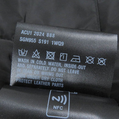 Prada 2024 Sgn955 Triangle Logo Re-nylon Puffer Jacket Down Jacket Black 50