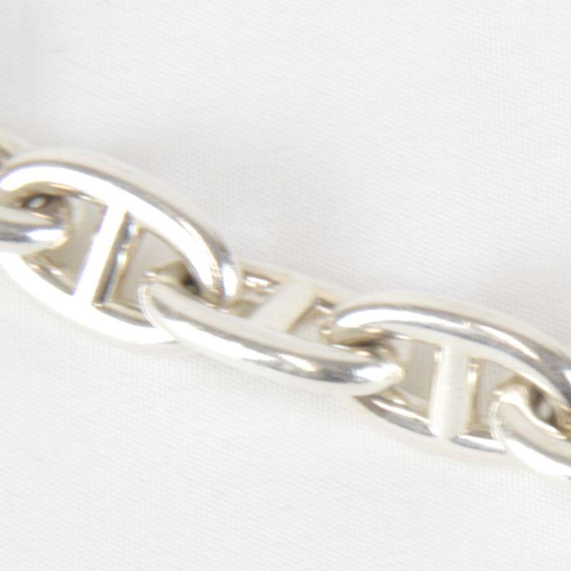 Hermes Chaine D'ancre MM Bracelet Silver 925 Silver Luxury High Brand