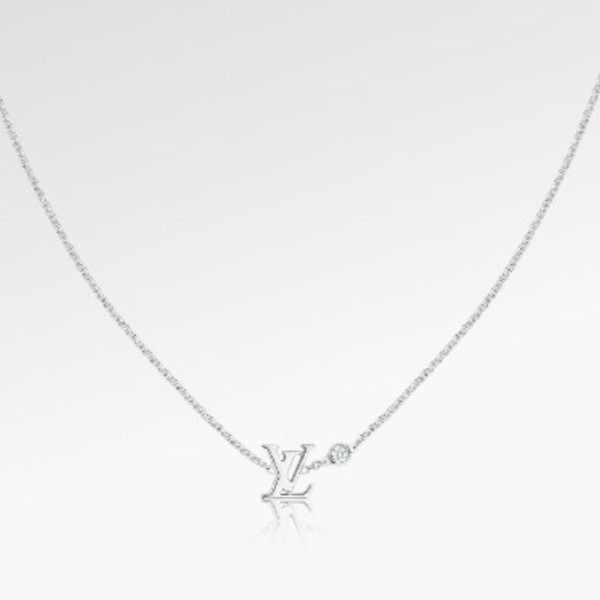 Louis Vuitton Q93653 White Togo Old And Diamond Pendentif Idylle Blossom LV