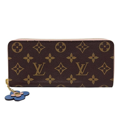 Louis Vuitton Long Wallet Monogram Portefeuille Cles Mance M63896 Rose Ballerine