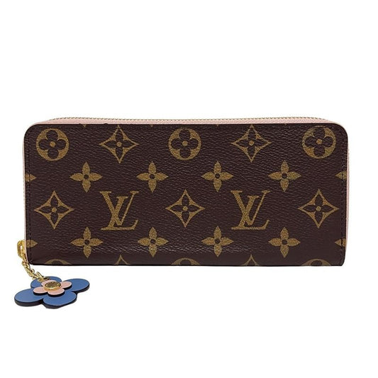 Louis Vuitton Long Wallet Monogram Portefeuille Cles Mance M63896 Rose Ballerine