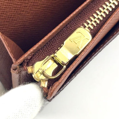 Louis Vuitton Portmonnais Vieux Trésor Monogram Leather × PVC Brown Bifold