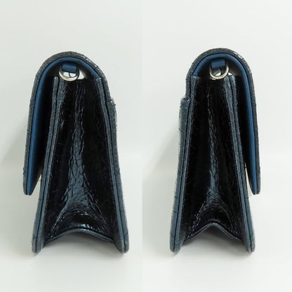 Dior Miss Dior Wallet Chain Shoulder Bag Metallic Blue - Svhardware