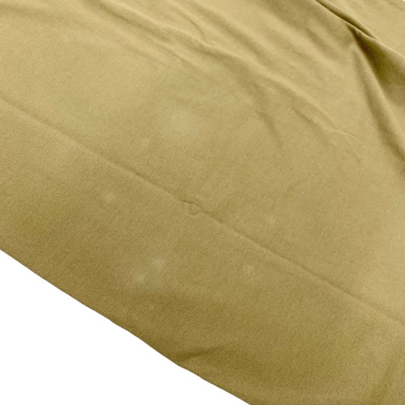 Hermes Dress Khaki Cotton Embroidery Chaine D'ancre