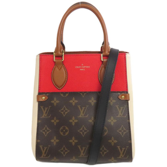 Louis Vuitton M45389 Fold Tote PM Handbag Monogram Canvas Calf Women