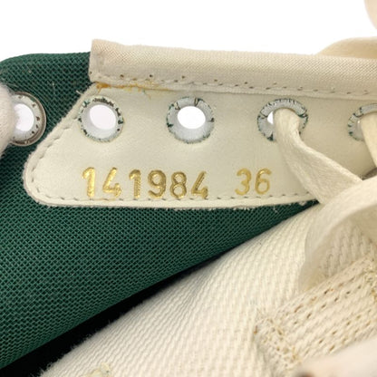 Gucci Sneakers - Canvas And Leather Sherry Line Sneakers - 23 - White - Women's