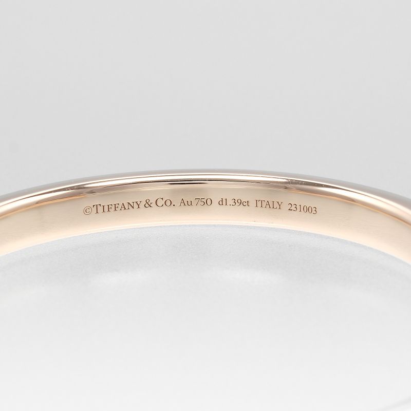 Tiffany & Co Rock 18K Pink Gold X 18K White Gold X Half Diamond Ladies 36.8g