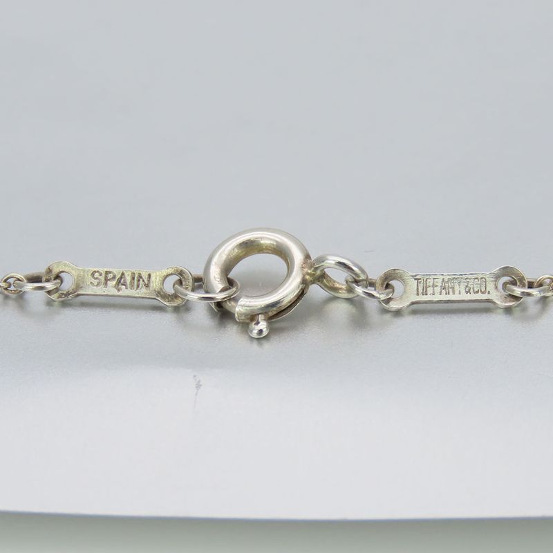 Tiffany & Co Necklace Curved Heart 925 Silver Approx 4.2g Silver Elsa Peretti