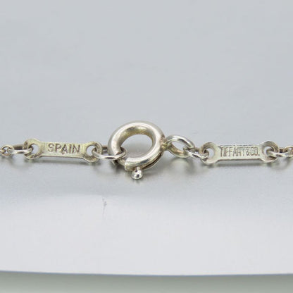 Tiffany & Co Necklace Curved Heart 925 Silver Approx 4.2g Silver Elsa Peretti