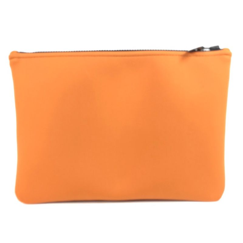 Hermes Pouch Neobain MM Polyamide Orange