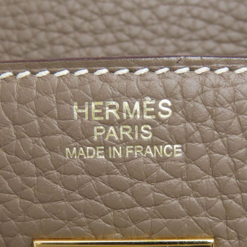Hermes Birkin 30 Etape Gold Hardware Handbag Taurillon Women