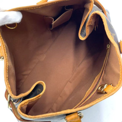 Louis Vuitton Batignolles Orizontal Monogram Leather × PVC Brown Shoulder Bag