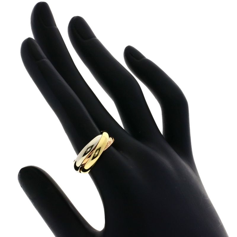 Cartier Trinity #53 Ring 18K Yellow Gold 18K White Gold 18K Pink Gold Ladies