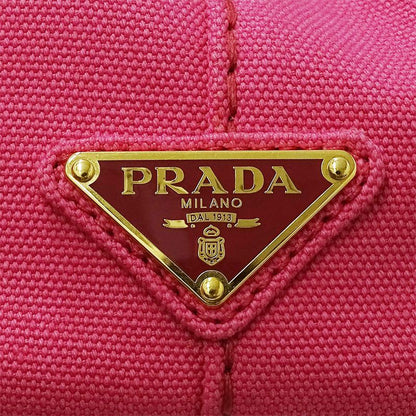 Prada Bag Women's Brand Handbag Shoulder Bag 2way Canvas Canapa Mini Pink