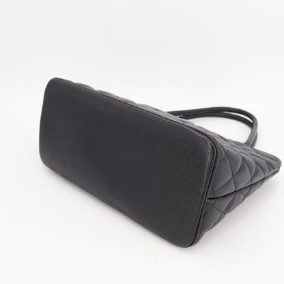 Chanel Reprint Tote Caviar Black Silver Hardware A01804 Bag