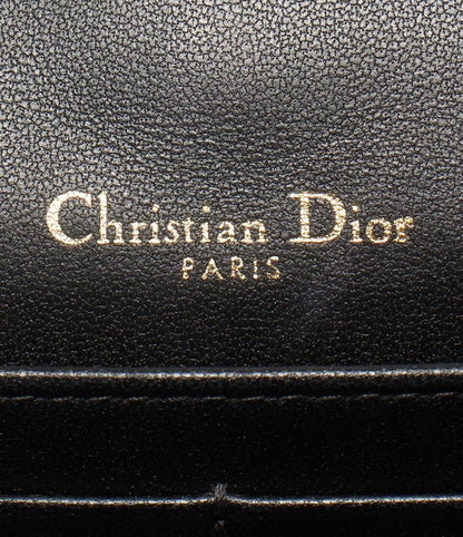 Christian Dior 2way Chain Shoulder Wallet Clutch Crossbody Daily Chain Pouch
