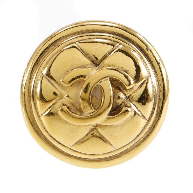 Chanel Matelasse Gold Plated Ladies 31.5g Earrings