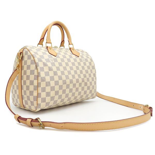 Louis Vuitton Handbag Speedy Bandouliere 30 Damier Azure Canvas Damier Azure