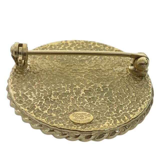 Chanel Brooch Pin Brooch Accessories Small Accessories Coco Mark GP Gold Pink