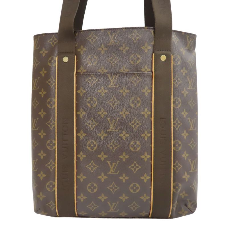 Louis Vuitton Tote Bag Cabas Bobol M53013 Monogram Brown Casual A4 Compartment