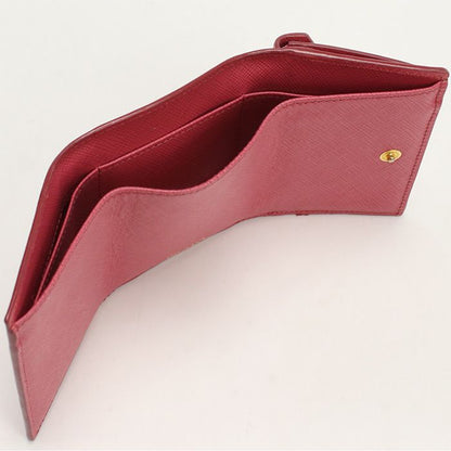 Prada Saffiano Leather Wallet 38000 Pr80365 Tri-fold Wallet Leather Saffiano