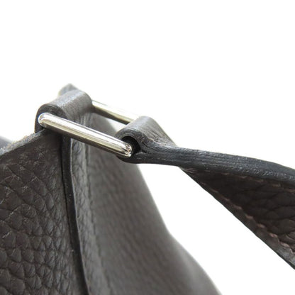 Hermes Picotin Lock MM Silver Hardware Handbag Taurillon Women
