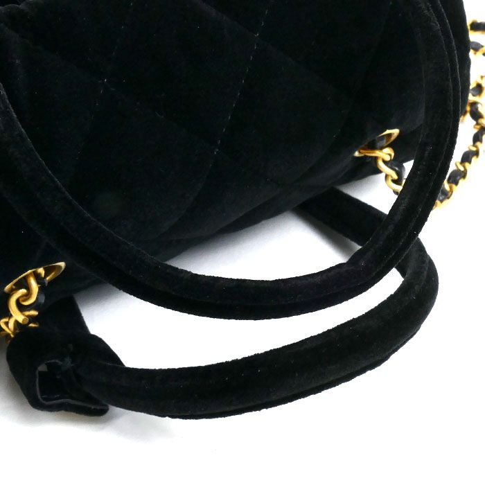 Chanel Velvet Mini Beau Ring 2024 VIP Christmas Gift 2 Way Shoulder Bag Black