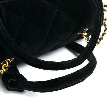 Chanel Velvet Mini Beau Ring 2024 VIP Christmas Gift 2 Way Shoulder Bag Black