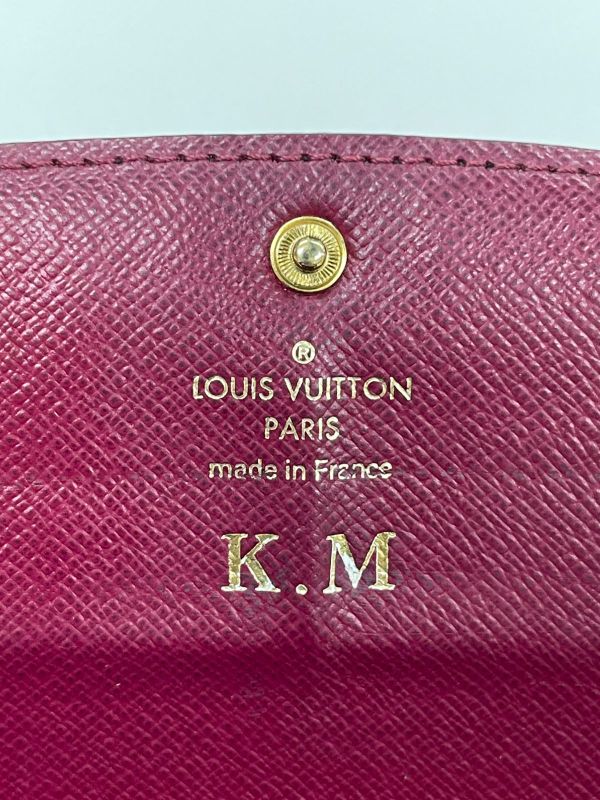 Louis Vuitton Monogram Portefeuille Emilie Zipper Long Wallet M41943 Brown ×