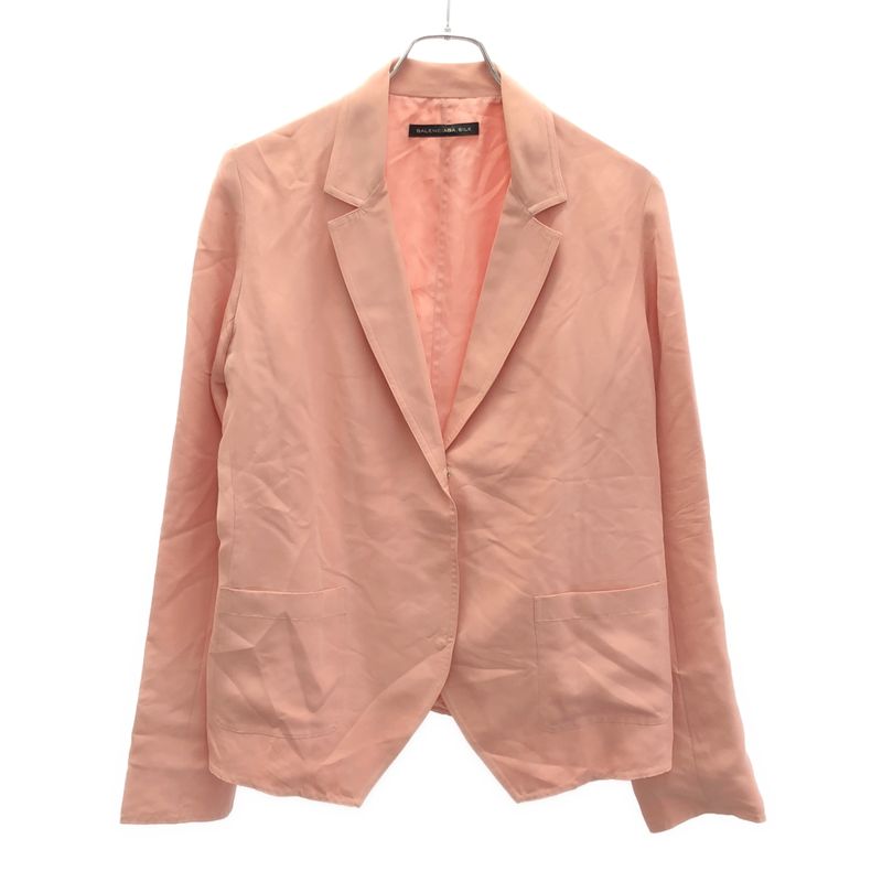 Balenciaga 13ss Silk Tailored Jacket 312877 Pink